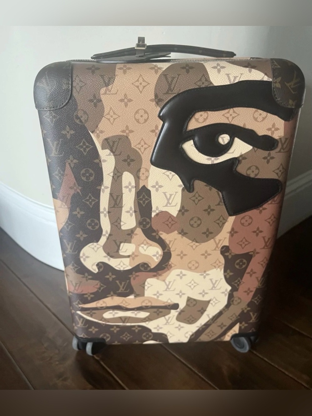 ⭐️ Authentic LV Louis Vuitton X KidSuper Patchwork Horizon Carry On Suitcase ⭐️